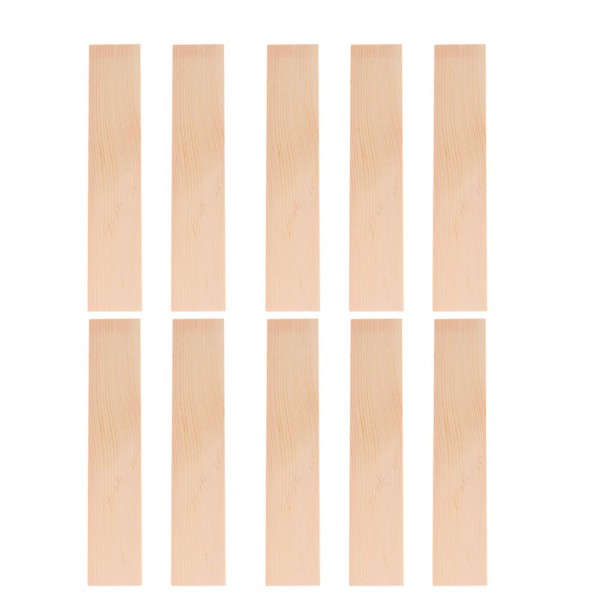 Exceart 10pcs Rectangle Wood Boards Unfinished Wood Boards Sheets Carving