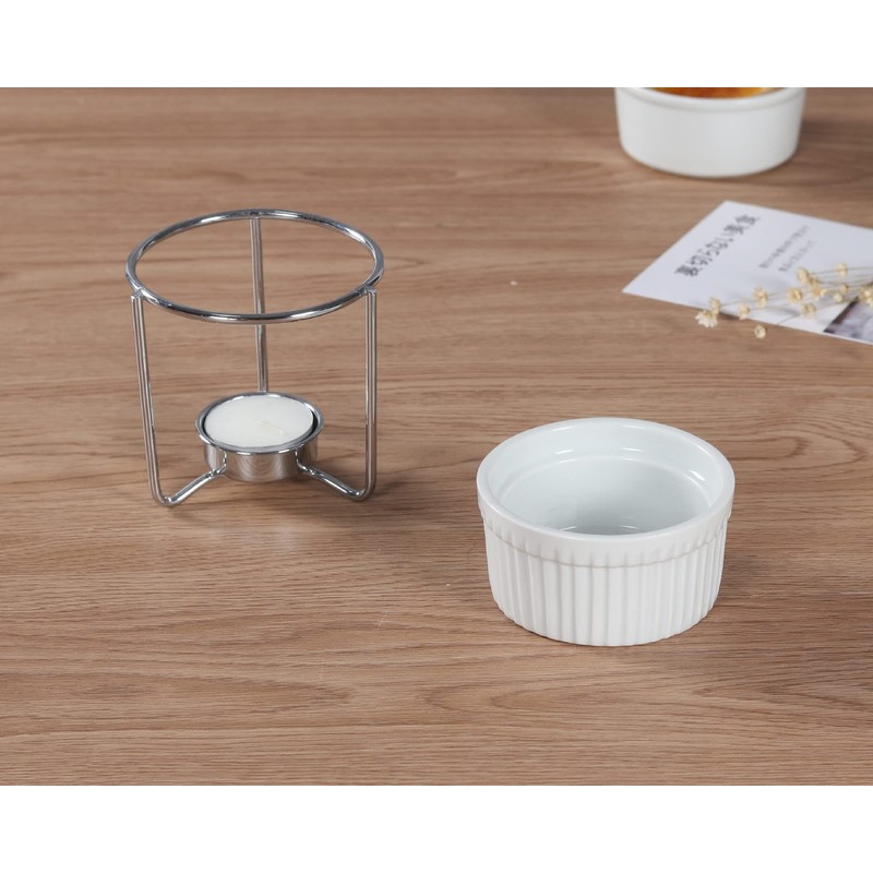 Ceramic Butter Warmers for seafood, Butter Melter Set of 2