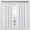 PONY DANCE White Blackout Curtains for Bedroom Curtains Pencil Pleat