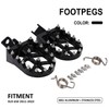 JFG RACING - Estriberas de motocicleta CNC para KLR 650
