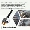 2 Pin Headlight Toggle Electrical Drive Switch Control Switch Compatible