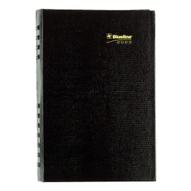 Blueline 2023 CoilPro Daily Planner, Appointment Book, 12 Months, January to December, Twin-Wire Binding, 8" x 5", Black, Bilingual (C1504C.81B-23)