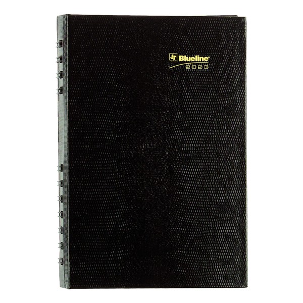 Blueline 2023 CoilPro Daily Planner, Appointment Book, 12 Months, January