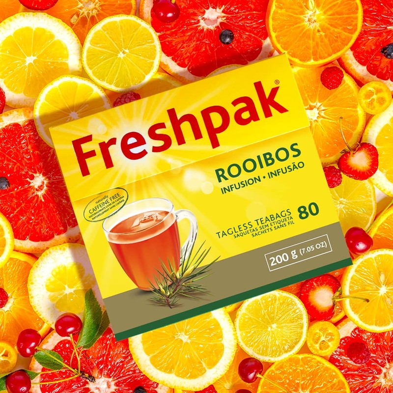 Freshpak® Rooibos Tea | 80 Tagless Teabags | Packed at