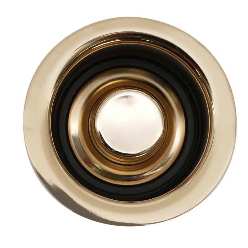 Westbrass D2165-01 Post Style Large Kitchen Basket Strainer with Waste