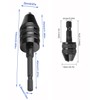 RZJZGZ 3 Pcs Keyless Drill Chuck Bit 1/4 Inch Hex
