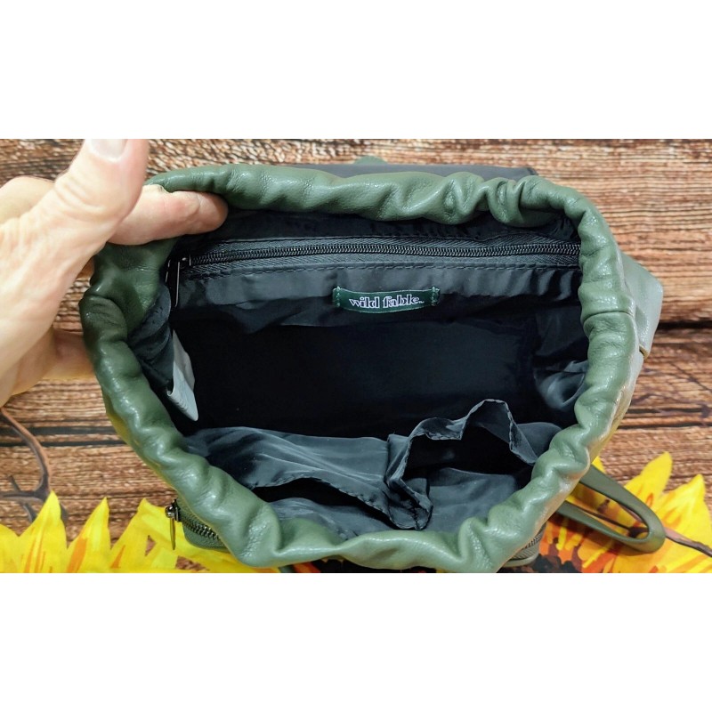 Wild Fable™ 8.875" Mini Flap Backpack Green