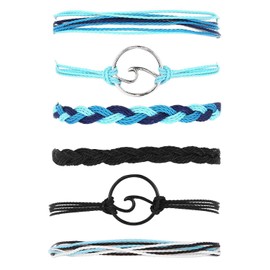 choice of all Summer String Wave Bracelets Adjustable Friendship Strand Bracelet For Women Girls Jewelry