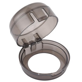 Oven Knob Cover Child Safety Decorative Practical No Deformation Stove Knob Protection Cover Restaurant PC (Transparent Black)