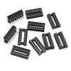Futheda 10PCS 16 Pin 2.54mm Pitch DIP/DIL IC Sockets Solder