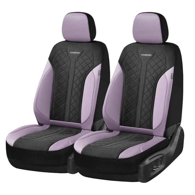 Coverado Front Seat Covers, Automotive Seat Covers 2 Seats, Leather