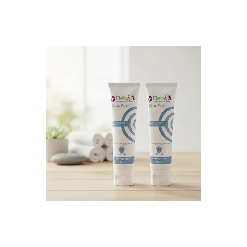 Gel Flebosil Skin Seal Dimeticona Tubo 100 Ml Pack X2