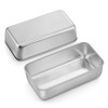 Onader Brotbackform 2er-Set, Edelstahl Rechteckig Toastbrot Backform Kastenform Perfekt für
