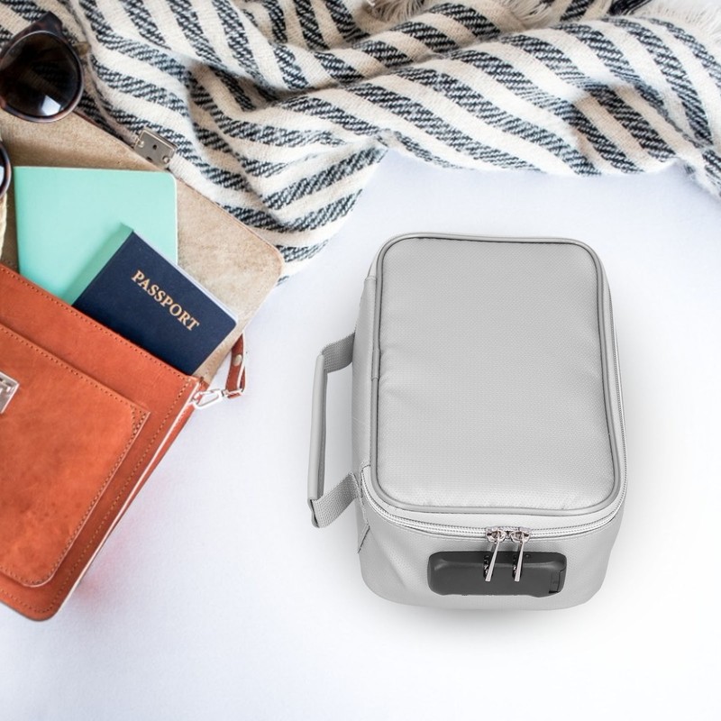 Certificate Storage Bag with Lock Waterproof Fireproof Document Bag File