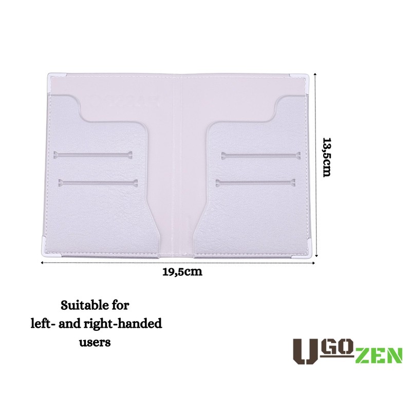Ugozen Passport Wallet Passport Cover Protector Travel Document Bank Note