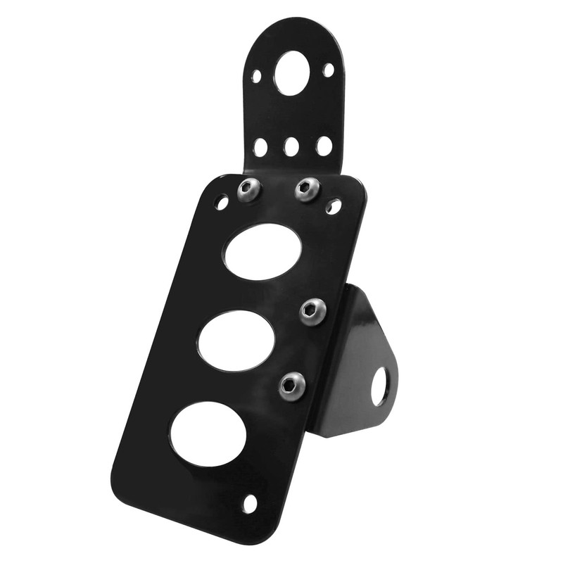 Motorcycle License Plate Bracket Tail Light Side Mount Stand Metal