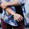 BUREI Men's Wristwatch, Simple, Analog, Waterproof, Quartz, Date, Ultra-thin, Lightweight,