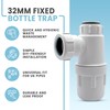 CranPlas | 32mm Sink Trap | Effortless Installation | Universal