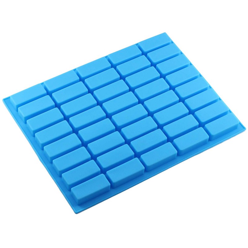 EPYHREHM 40 Cavity Narrow Rectangle Silicone Chocolate Molds Chocolate Bar