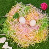 JOYIN JOYIN Easter Grass Crinkle Cut Recyclable Paper Shred Filler(Pink,