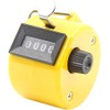 White Deer Hand Tally Counter 4 Digit Number Dual Clicker