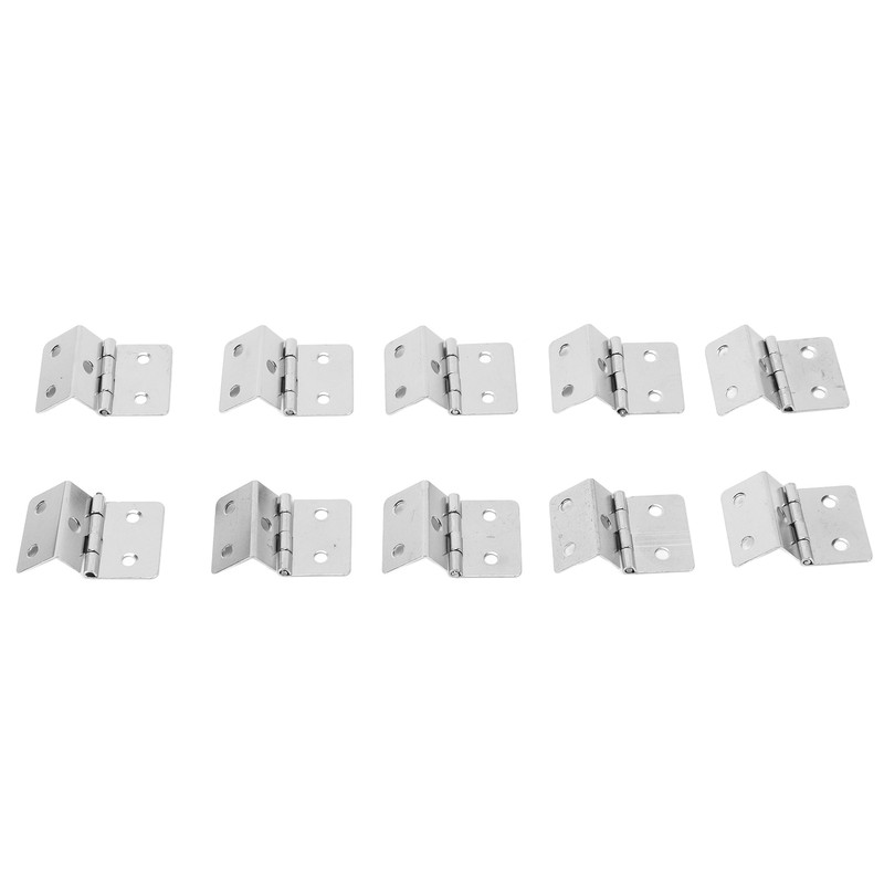 50pcs Hinges Appearance Electroplating Durable Iron Material Wooden Boxes Repairing