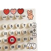 Desk Date Planner Integrated Molding Ring Table Calendar Ornaments for