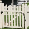 TIBEGOLD 11-1/2" Gate Spring Self Closing, Heavy Duty Black Door