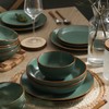 Stone Lain Brasa Modern Stoneware 32 Piece Dinnerware Sets, Plates