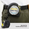 HEIKIO Measuring Tape 33 Feet(10M), Double-Sided Metric and Inch Scale