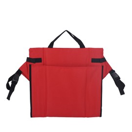 Folding Seat Cushion Soft Breathable Wearable Portable Foldable Chair Pad for Bleacher Camping Hiking Fishing Red
