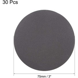 TA-VIGOR 30Pcs 75mm Wet and Dry Sanding Discs, 600 Grit 3 Inch Hook and Loop Sandpaper Electrostatic Sand Planting Silicon Carbide Sanding Discs