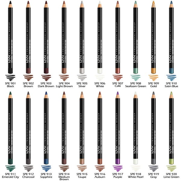 12 NYX Slim Eye Pencil / Eyeliner - SPE  "Pick Your 12 Color"  *Joy's cosmetics*