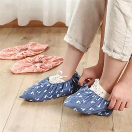Indoor Non-Slip Dustproof Shoe Covers for Model Homes Shoe Cover Blue BL04439 100ea