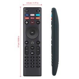 New XRT140-V6 Remote Control Replacement fit for ﻿VIZIO D40F-G9 D43-F1 D55-F2 E50-E3 E55U-D2 E65-F1 E65U-D1 E65U-D3 E70-D3 E75-E3 E80-F3 M55-D0 M70-D3 M70-F3 M75-E1 P55-F1 P55RED-F1 P75-C1 V755-G4