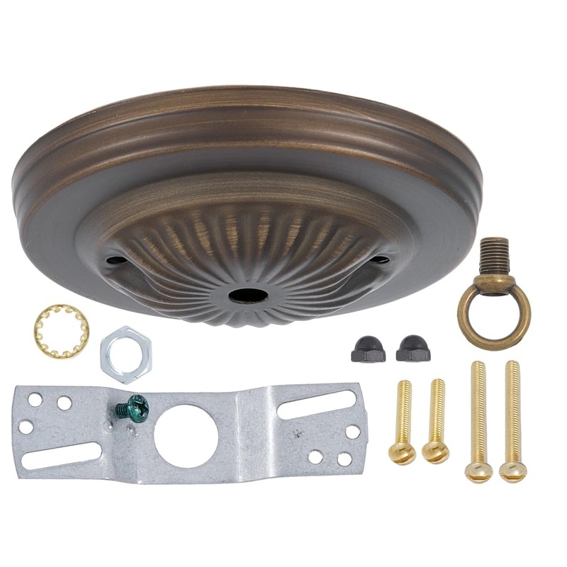 B&P Lamp® Antique Bronze Canopy Kit