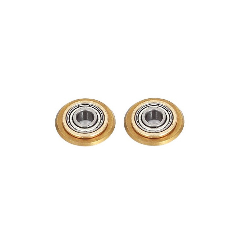 LDEXIN 2pcs Titanium Coated Tile Rotary Ball Bearing Cutting Wheel