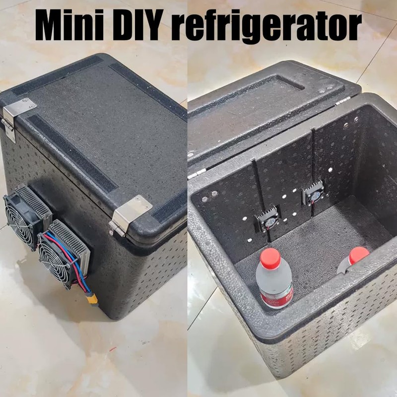 Yrhrol Mini Air Conditioner DC 12V DIY Thermoelectric Peltier Refrigeration