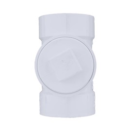 CHARLOTTE PIPE 4 DWV CLEANOUT TEE with Plug DWV (Drain, Waste and Vent) (1 Unit Piece)