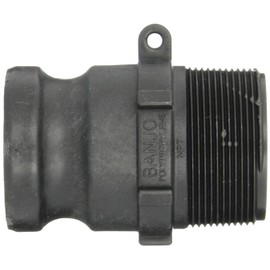 Banjo 200F Polypropylene Cam & Groove Fitting, 2" Male Adapter x NPT Male