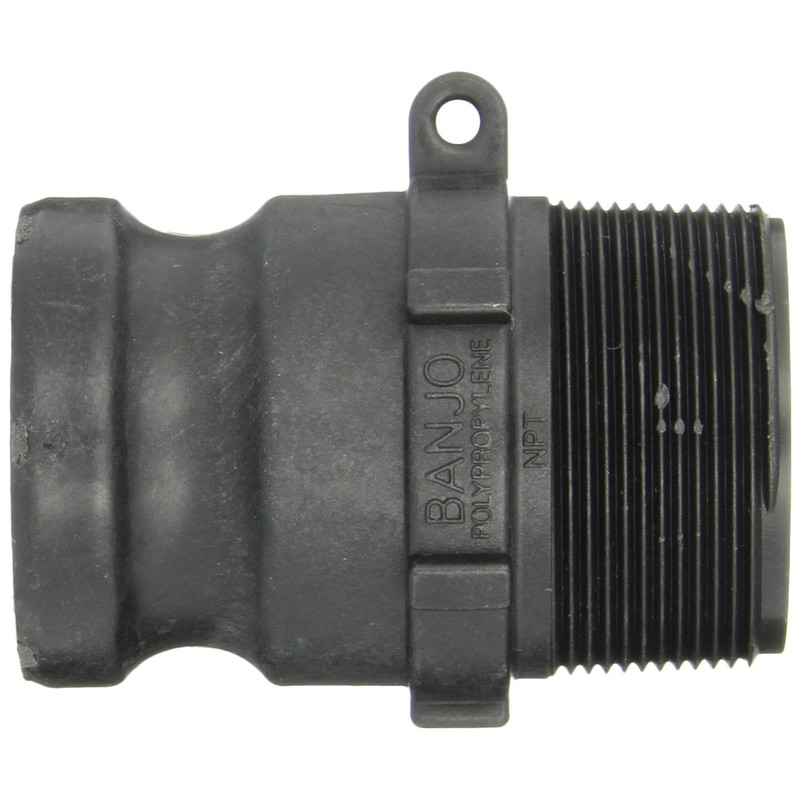 Banjo 200F Polypropylene Cam & Groove Fitting, 2" Male Adapter