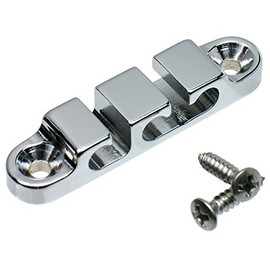 Hipshot 405200C 3-String Retainer/String Guide for Bass - CHROME with Screws