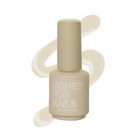 Money For Nails Soak Off UV LED Gel Nail Polish - Wears Up To 3 Weeks - Chip Resistant, No Peeling, Vegan Formula, 15mL (Vanilla Cream)