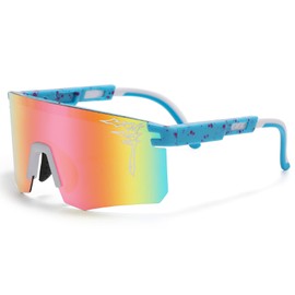 FIXEROS Two Sizes Polarized Baseball Sunglasses For Adults and Youth Boys Girls Kids UV400 Men Women Cycling Outdoor Sports Sun Glasses-FAY13