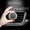 JAGTRADE Temperature Measuring Instrument Auto Car Vehicle Thermometer/Hygrometer Clock Mini