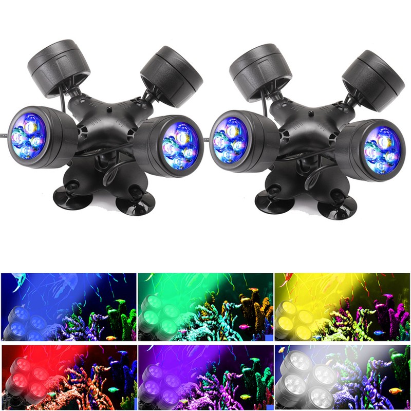 LED Pond Light RGB Underwater Lights Color Changing Light Fish