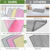 ZIRLZIM New Upgrade Multipurpose Non Scratch Wire Dishcloth, Soft Wire