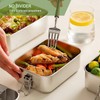 DAITET Leak-Proof Lunch Box Stainless Steel Bento Lunch Food Box