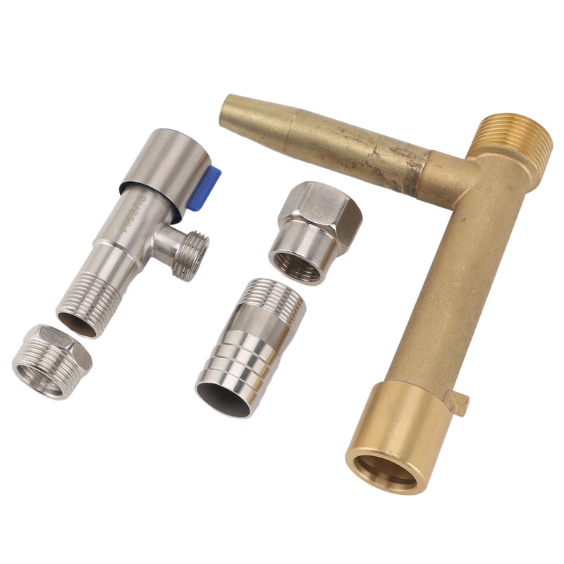 Water Intake Valve Key G1 Thread Brass Stainless Steel Quick