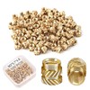 FullFun M3 Threaded Insert, M3 100pcs 3D Printing Brass Nuts,Knurled